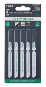 T118A Metal Cutting Jigsaw blades - 1188