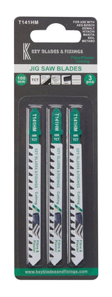 T141HM Carbide Jigsaw Blades 3 Pack - 1222