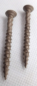 Twister Pro E-Coat Decking Screws – Self-Countersinking Serration Head