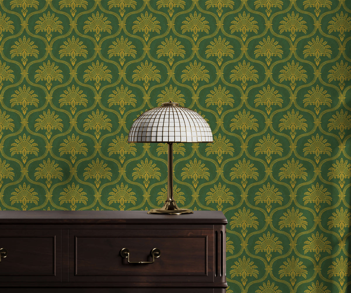 Toussan Vintage Ornamental Wallpaper