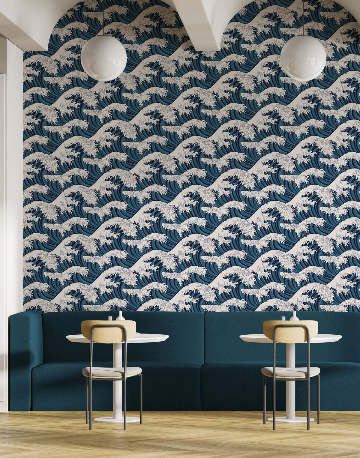 Wave Japanese Ukiyo-e Wallpaper