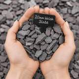 Welsh Green Crushed Slate Chippings 20mm Bulk Bag