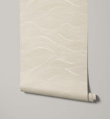 Whisper Soft Wavy Line Wallpaper