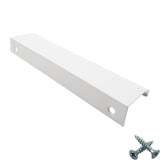 White Aluminium Cabinet Handle – Modern Cupboard, Drawer & Door Pull (Pack of 10)