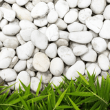 White pebbles 20 to 40mm Bulk Bag