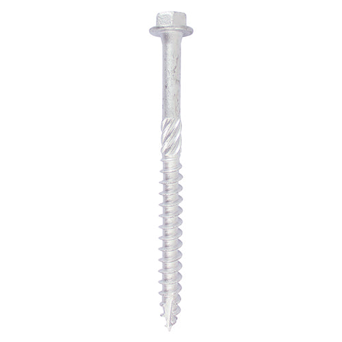 Timber Frame Construction & Landscaping Screws - Hex - Exterior - Silver Organic