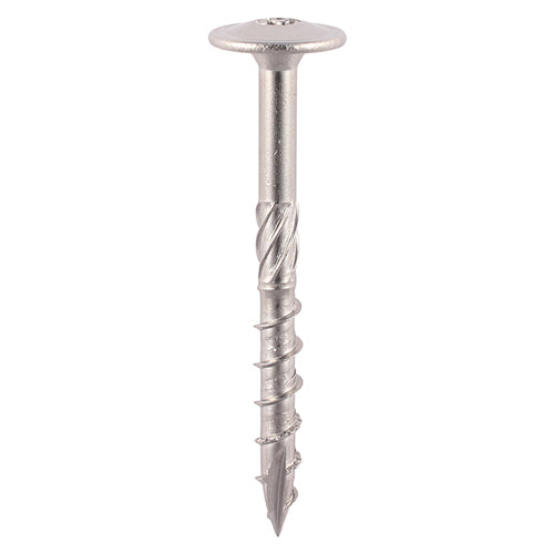 Timber Frame Construction & Landscaping Screws - Wafer - A2 Stainless Steel
