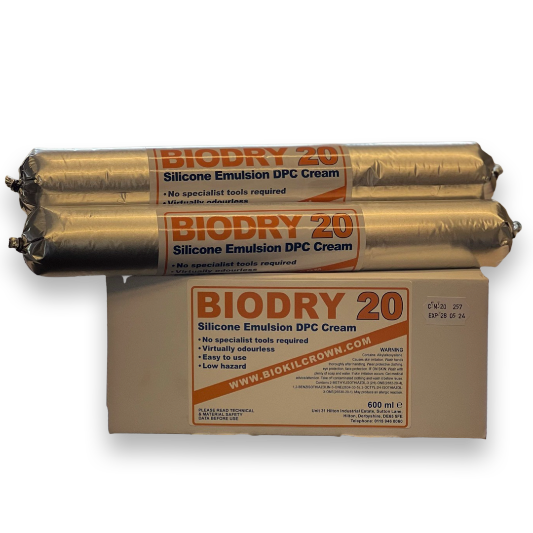 Biodry DPC Damp Proof Injection Cream 600ml – DIY Refurb