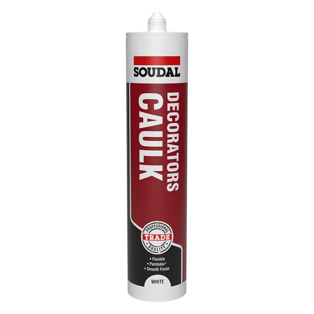 Soudal Trade Decorators Caulk - Paintable Acrylic Sealant