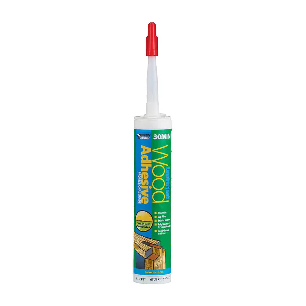 EVERBUILD® Lumberjack® 30 Minute Polyurethane Wood Adhesive Gel – 310ml