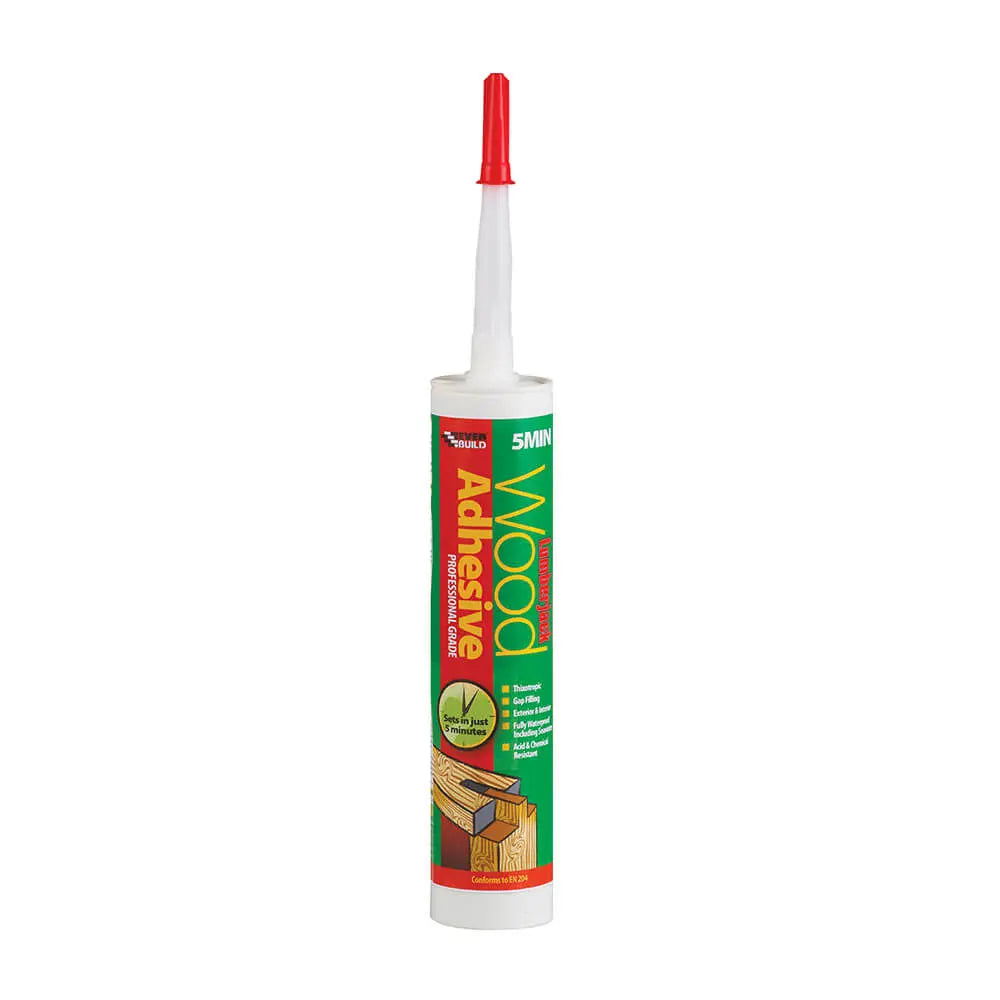 EVERBUILD® Lumberjack® 5 Minute Polyurethane Wood Adhesive Gel – 310ml