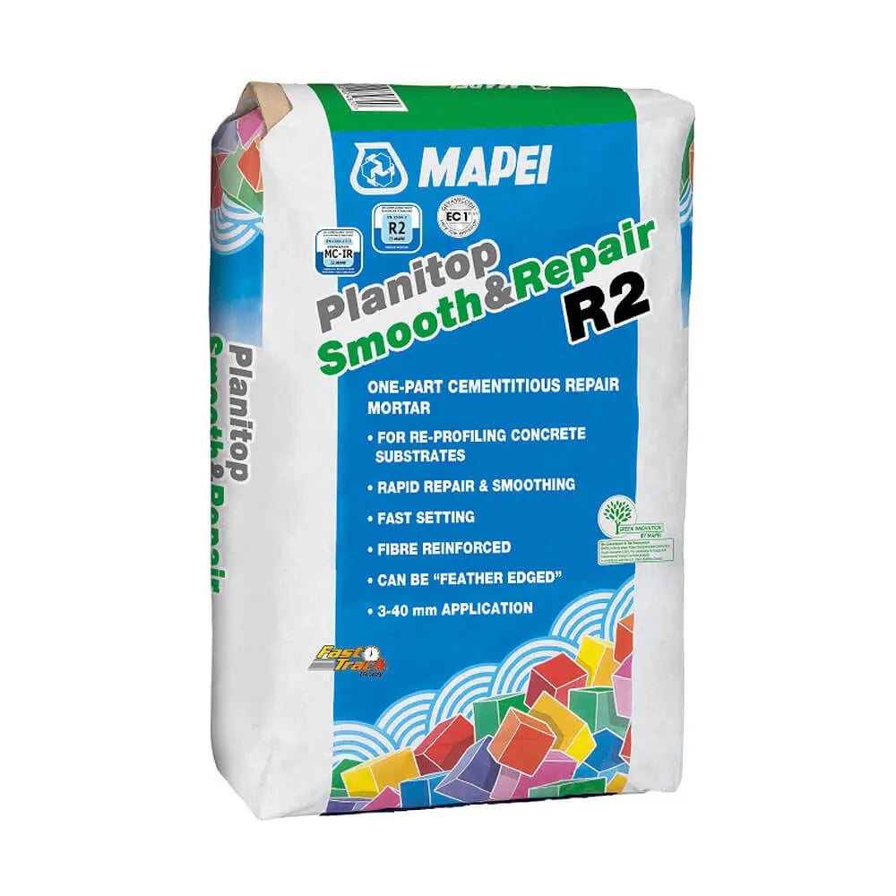 Mapei Planitop Smooth & Repair R2 - Concrete for Repair & Surface Smoothing
