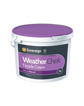 Sovereign Weather-Chek Façade Cream Long-Lasting Water Repellent for Brick Stone & Masonry
