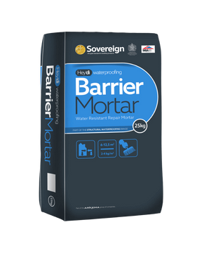 Sovereign Hey'Di Barrier Mortar Hydrophobic, Non-Shrinking Mortar for Waterproofing & Tanking Junctions